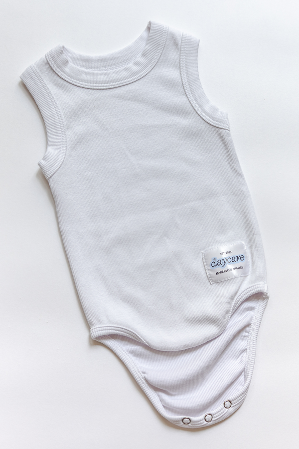 The Take Care Ribbed Tank For Little Ones
