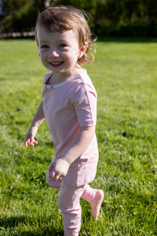 The Short Sleeve 90s Flower Girl Set