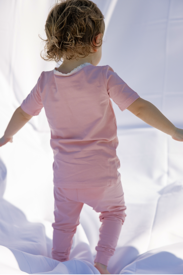 The Short Sleeve 90s Flower Girl Set