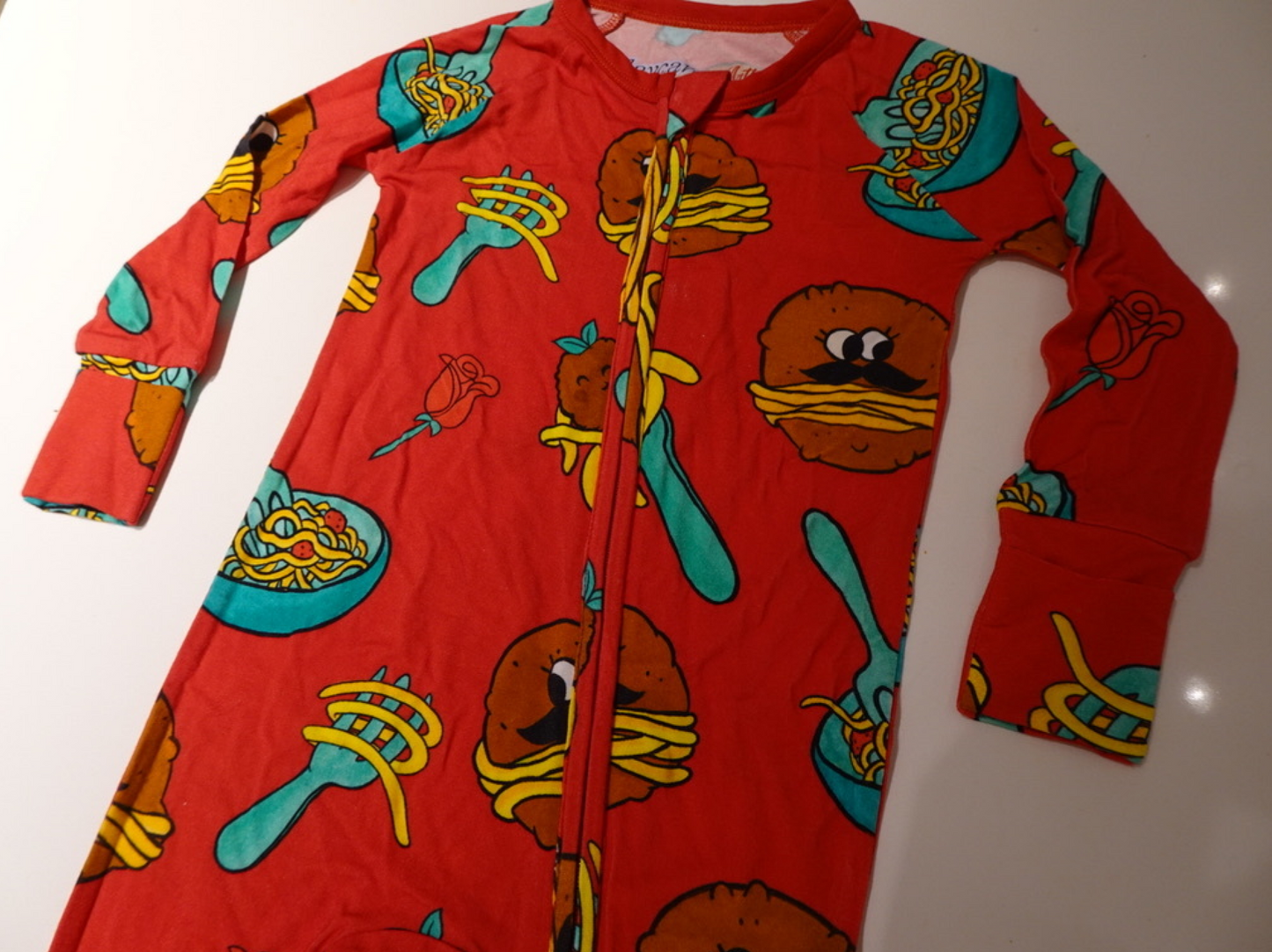 Spaghetti & Meatballs Onesie