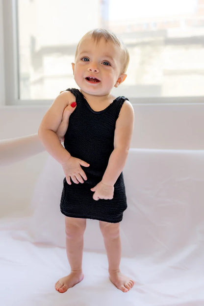 The Crinkle Crinkle Lil Star Dress - Black