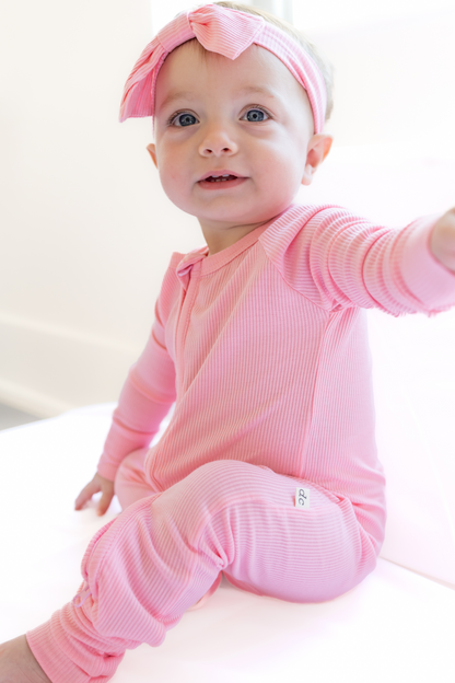 Ribbed - Onesie Pink